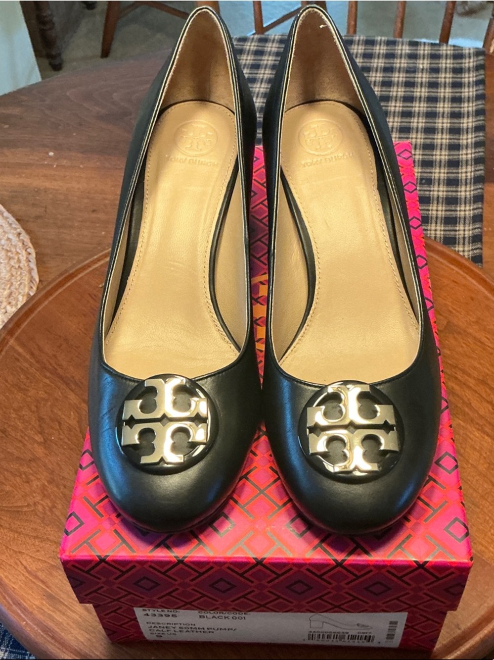 Tory Burch Janey 50MM Pump/Calf Leather